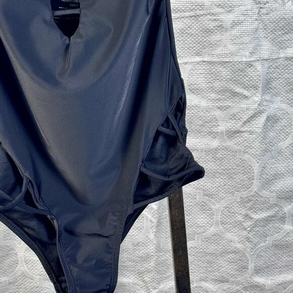 Adventure Club Black Lattice One-Piece Swimsuit – Size Small - Picture 3 of 5